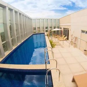 Apart-hotel Flat Vision Estacionamento E Varanda Shn I15